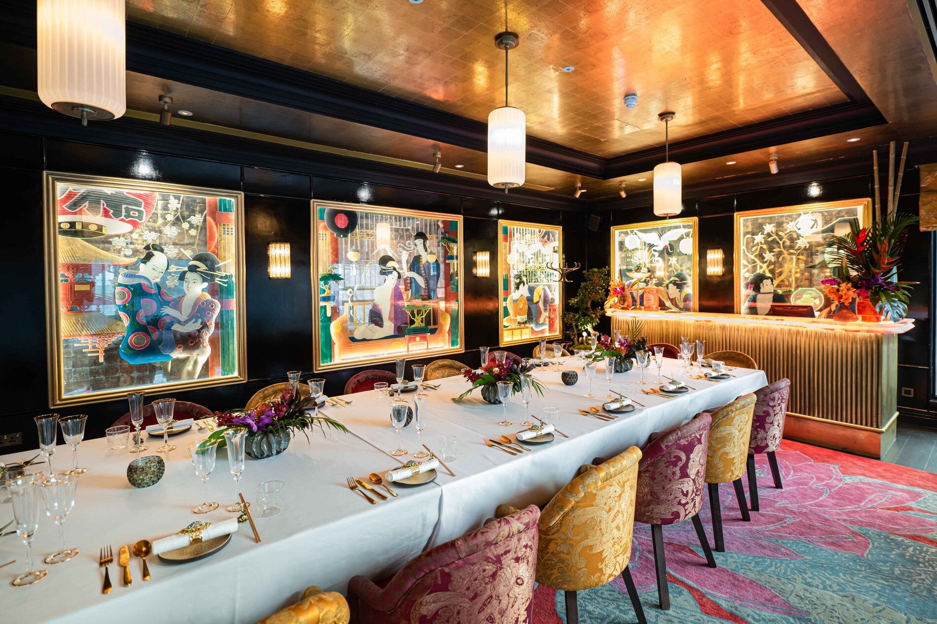 The Geisha Room interior.
