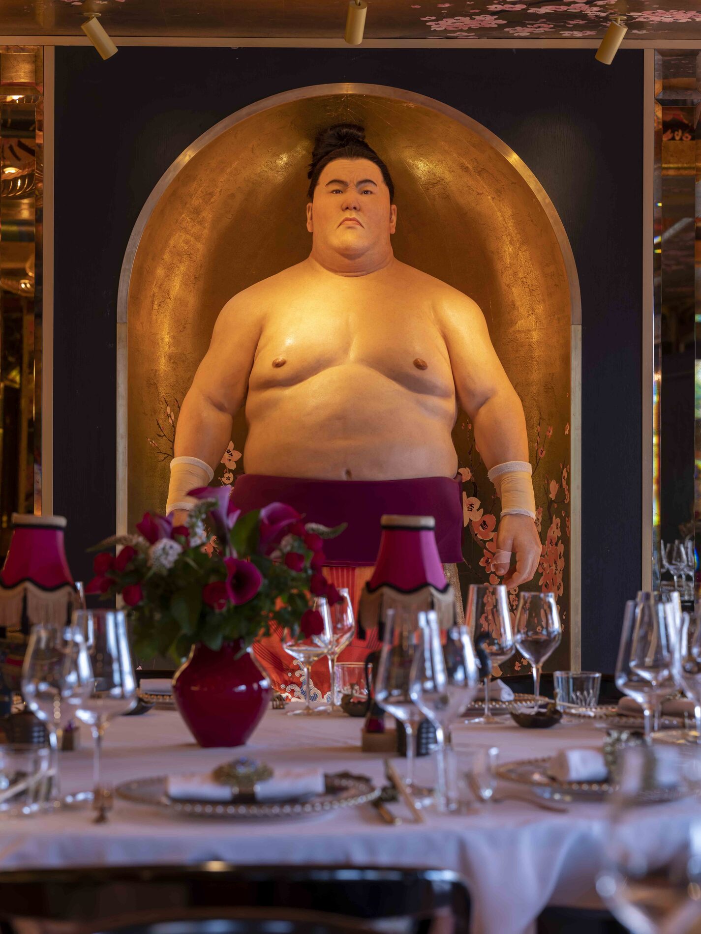 Decor of The Sumosan Room.