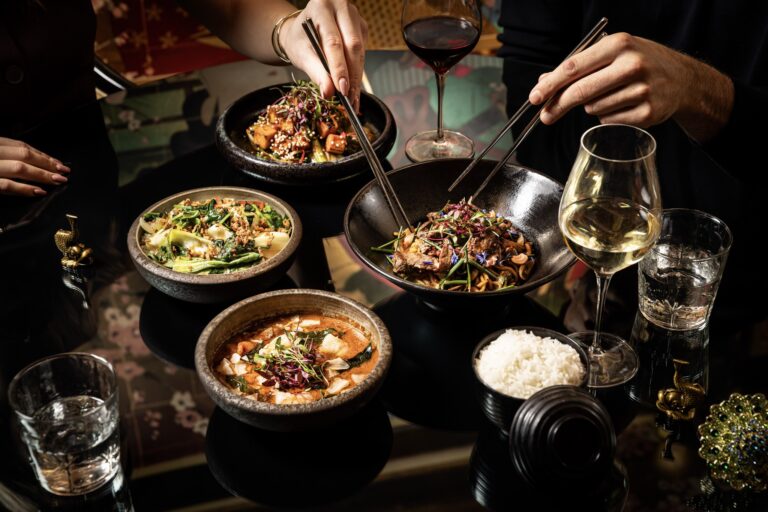samurai dinner set menu. at the ivy asia